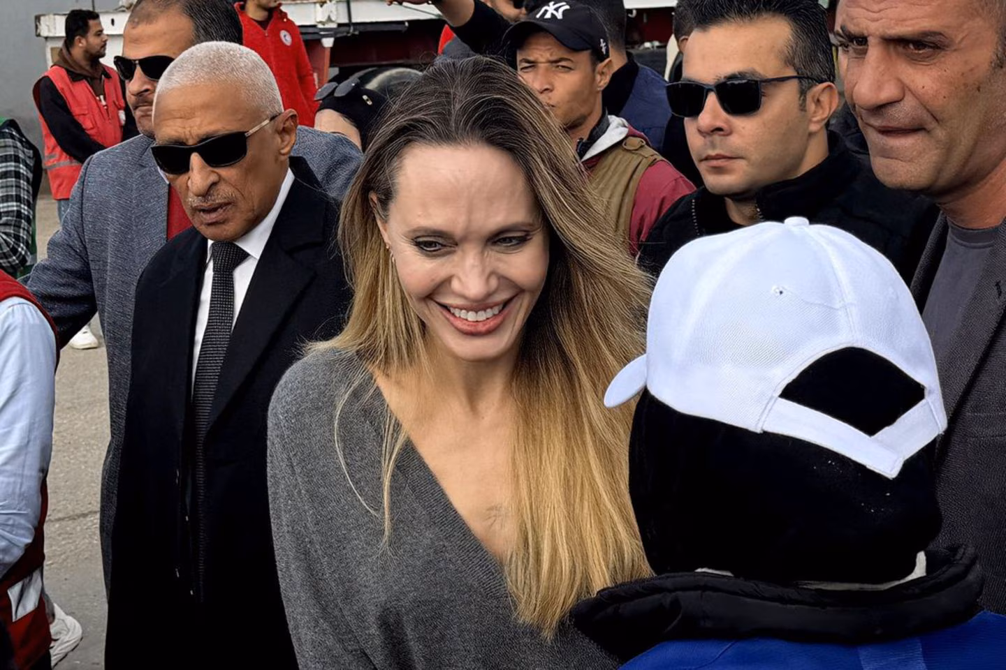 Angelina Jolie: Schauspielerin besucht Grenze zu Gaza